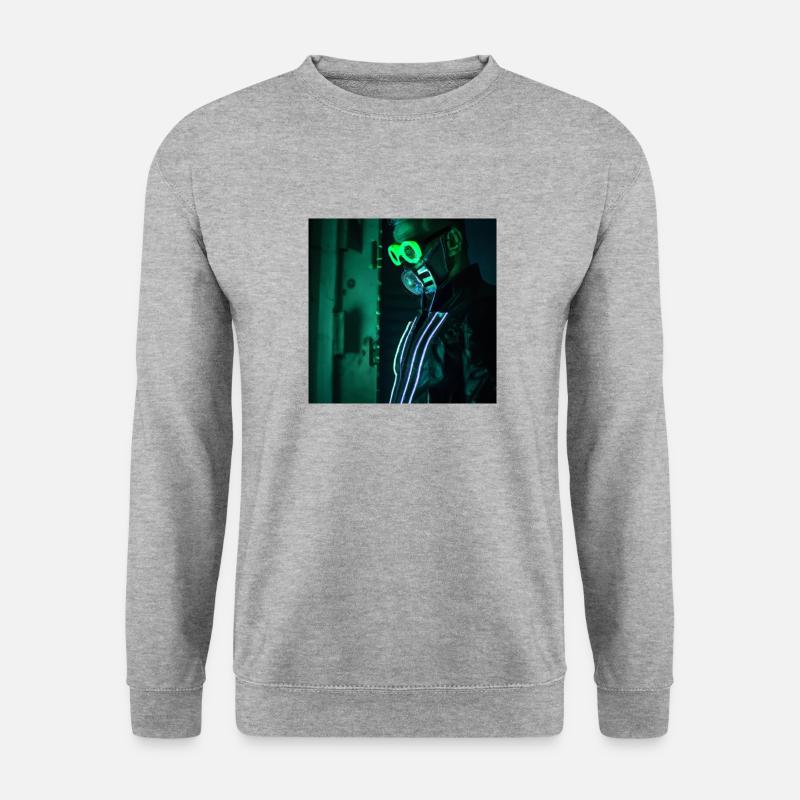 Kreativ & Effizient Freak - Unisex Pullover - Weißgrau meliert