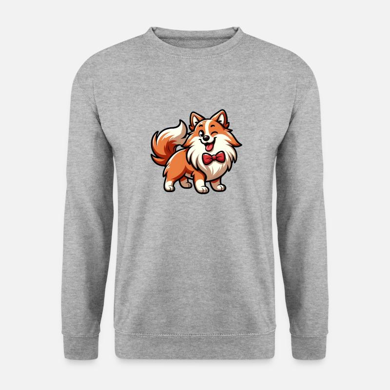 Casanova - Unisex Pullover - Weißgrau meliert