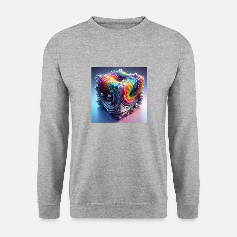 Cubodimensional - Unisex Sweatshirt - salt & pepper