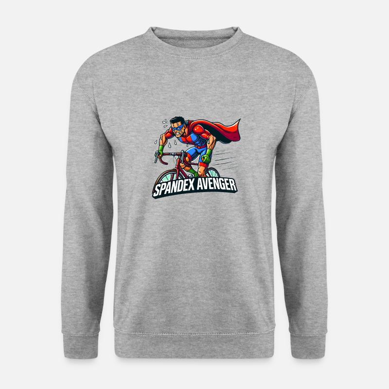 Spandex Avenger Farbe - Unisex Pullover - Weißgrau meliert