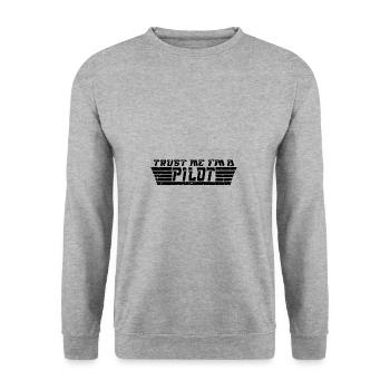 Drone Drones Drone Flight Drone Pilot - Sweat-shirt Unisexe - gris chiné - Devant - Alina (178cm) & Michal (187cm)