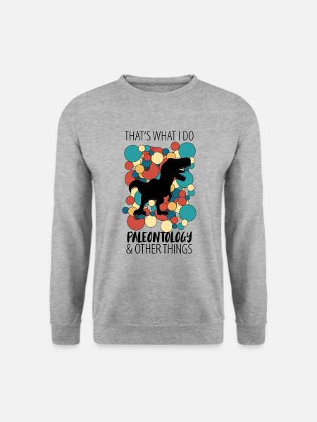 Paleontology Dinosaurs - Unisex Sweatshirt - salt & pepper