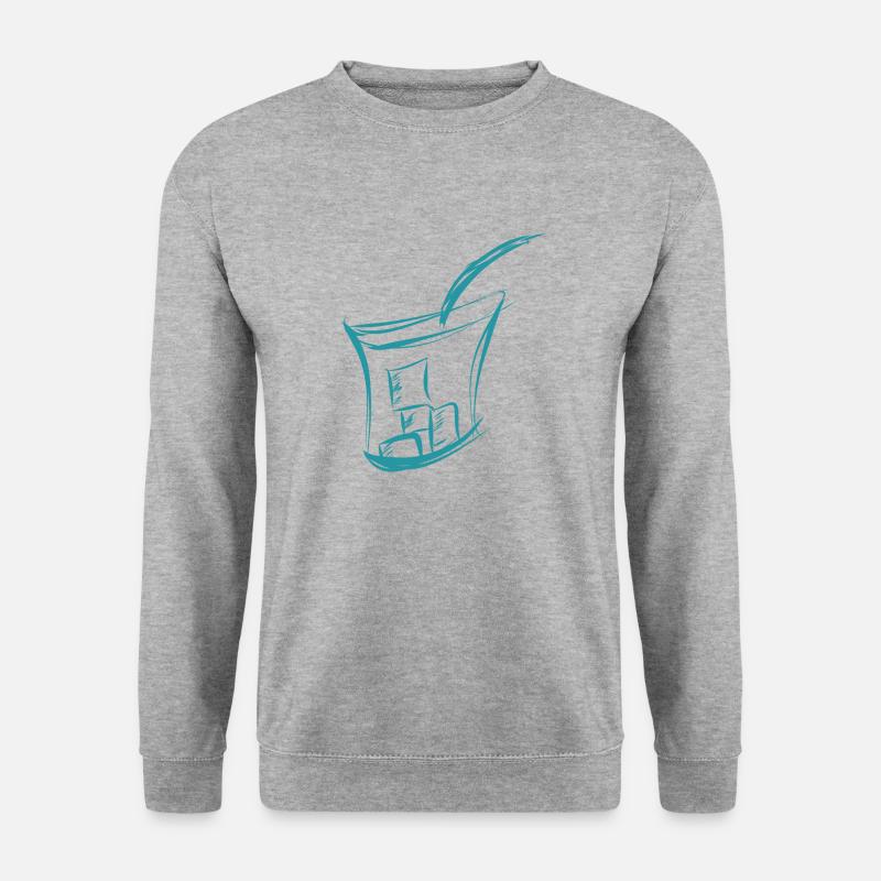 Drink Eiswuerfel Summer - Unisex Sweatshirt - salt & pepper