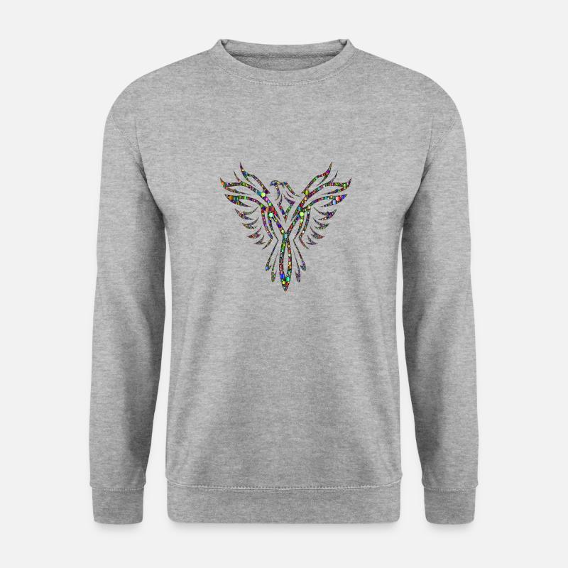 Eagle Chromatic - Unisex Pullover - Weißgrau meliert