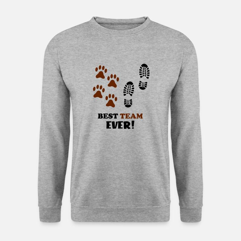 Best Team Ever - Unisex Pullover - Weißgrau meliert