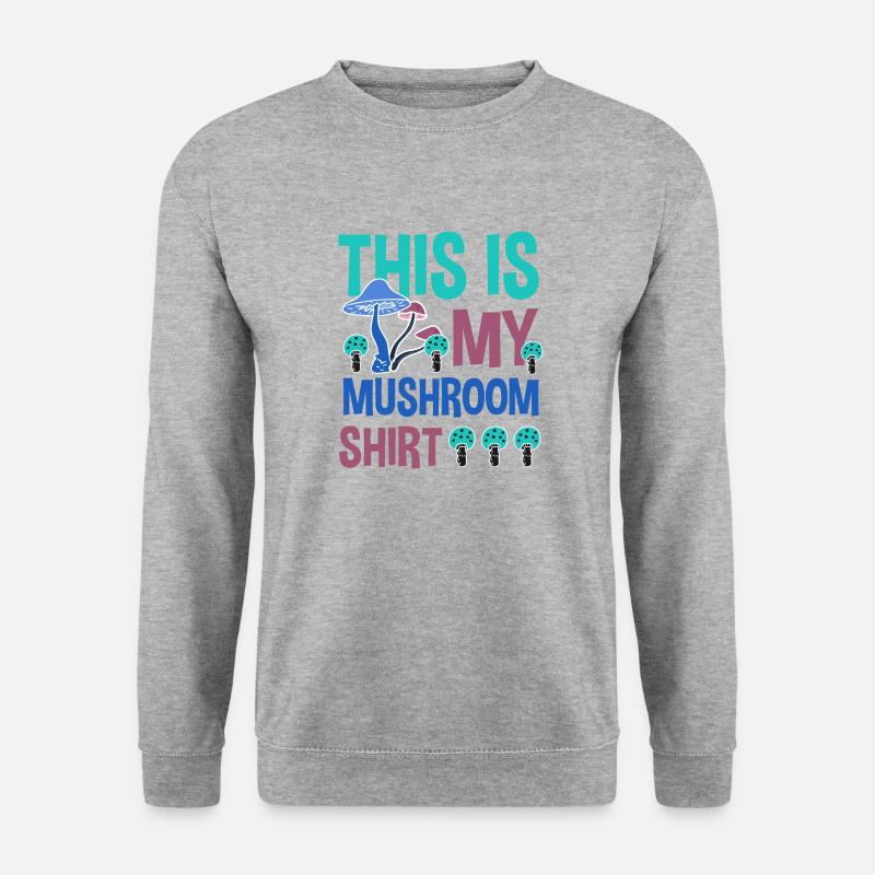 Mushroom Hunting Vegetable Shiitake - Unisex Sweatshirt - salt & pepper