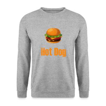 Funny Sayings Design Humorous Cool Saying - Unisex Sweatshirt - salt & pepper - Front - Alina (178cm) & Michal (187cm)