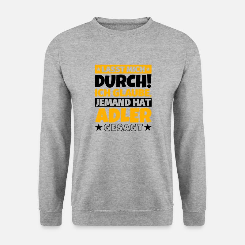 Adler - Unisex Pullover - Weißgrau meliert