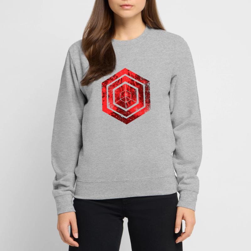 Hexagon-Programmierung Programmierer Codierung geometrisch Unisex Pullover