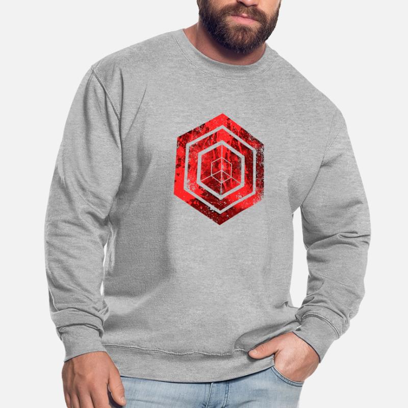 Hexagon-Programmierung Programmierer Codierung geometrisch Unisex Pullover