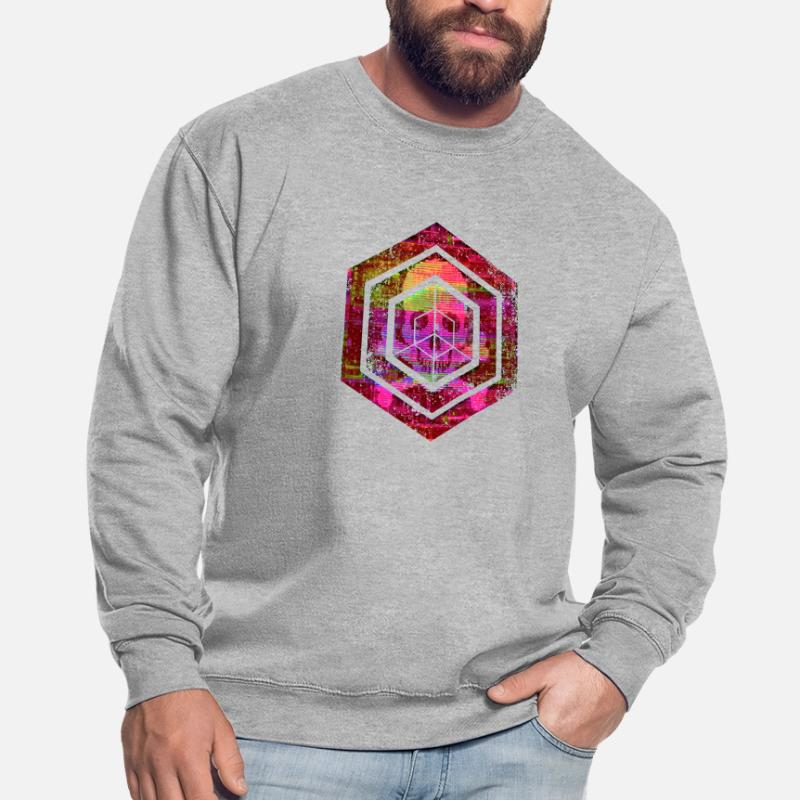 Codage géométrique du programmeur de programmation hexagonale Sweat-shirt Unisexe