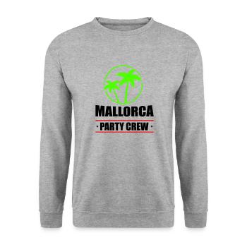rimini party crew - Unisex Pullover - Weißgrau meliert - Vorne - Alina (178cm) & Michal (187cm)