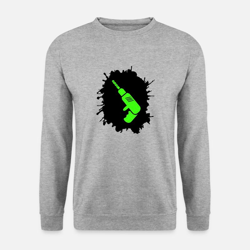 Artisan des perceuses Blobs - Sweat-shirt Unisexe - gris chiné