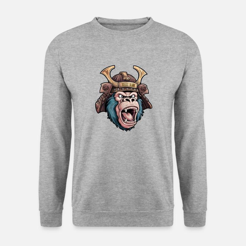 Bestien-Klinge - Unisex Pullover - Weißgrau meliert