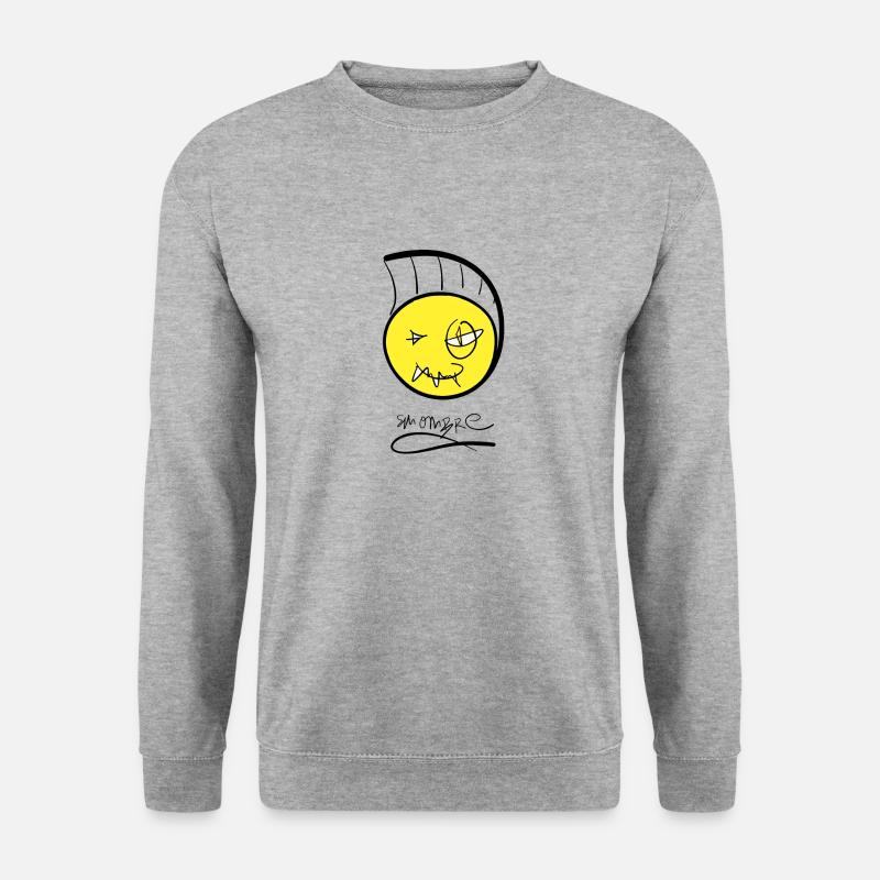 WINKING - Unisex Pullover - Weißgrau meliert