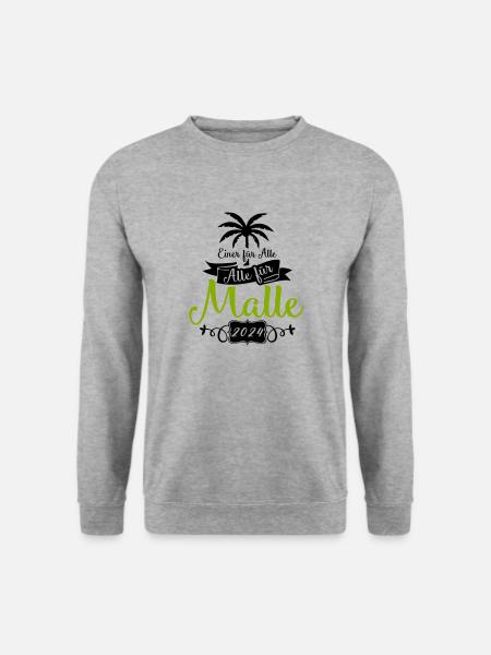 Malle One for All - Unisex Sweatshirt - salt & pepper