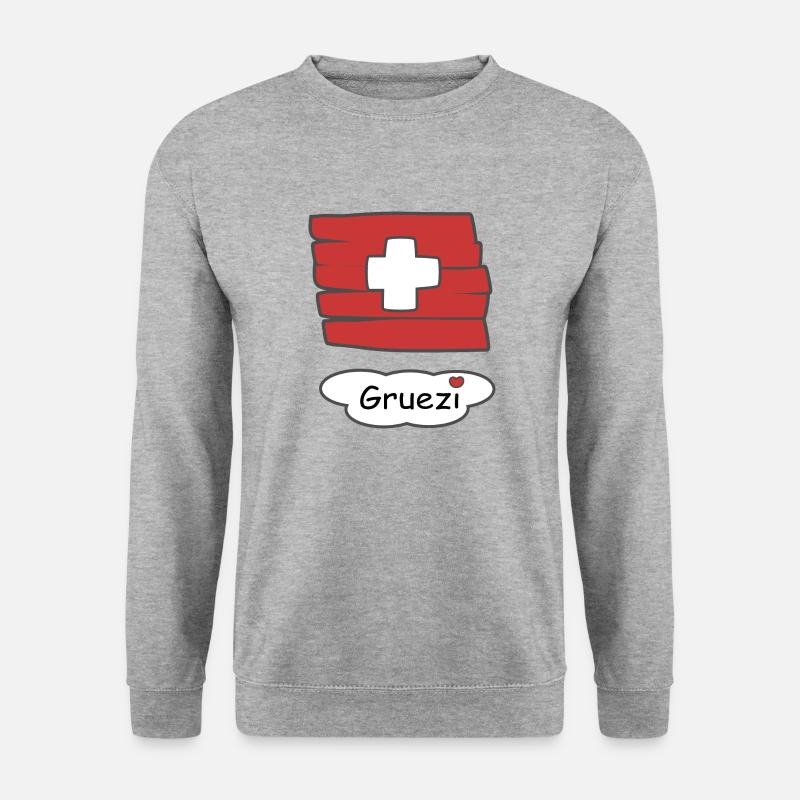 Gruezi - Unisex Pullover - Weißgrau meliert