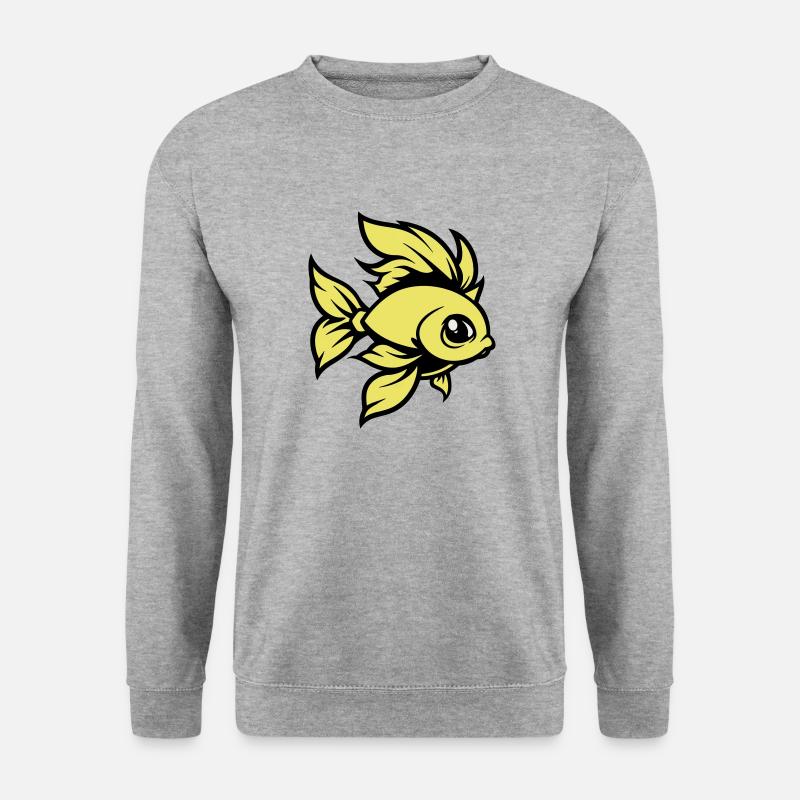 Goldfish Fish Comic Animal - Unisex Sweatshirt - salt & pepper