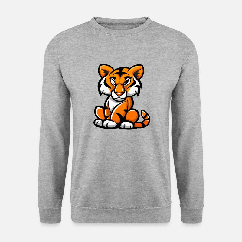 Tiger Comic - Unisex Sweatshirt - salt & pepper