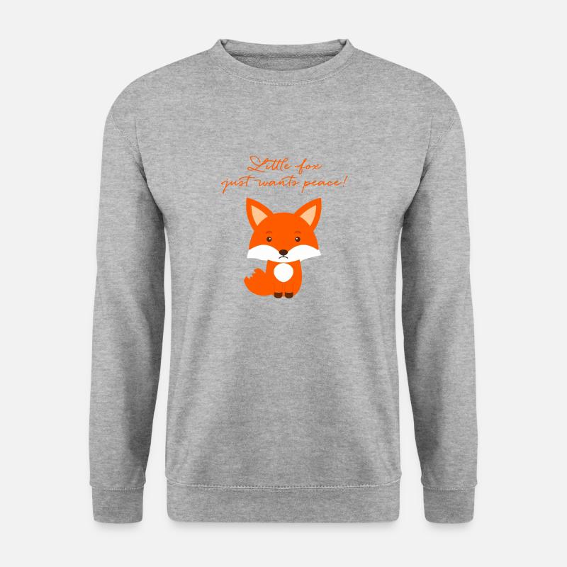 Fox, Peace, Little Fox, Illustration - Unisex Sweatshirt - salt & pepper