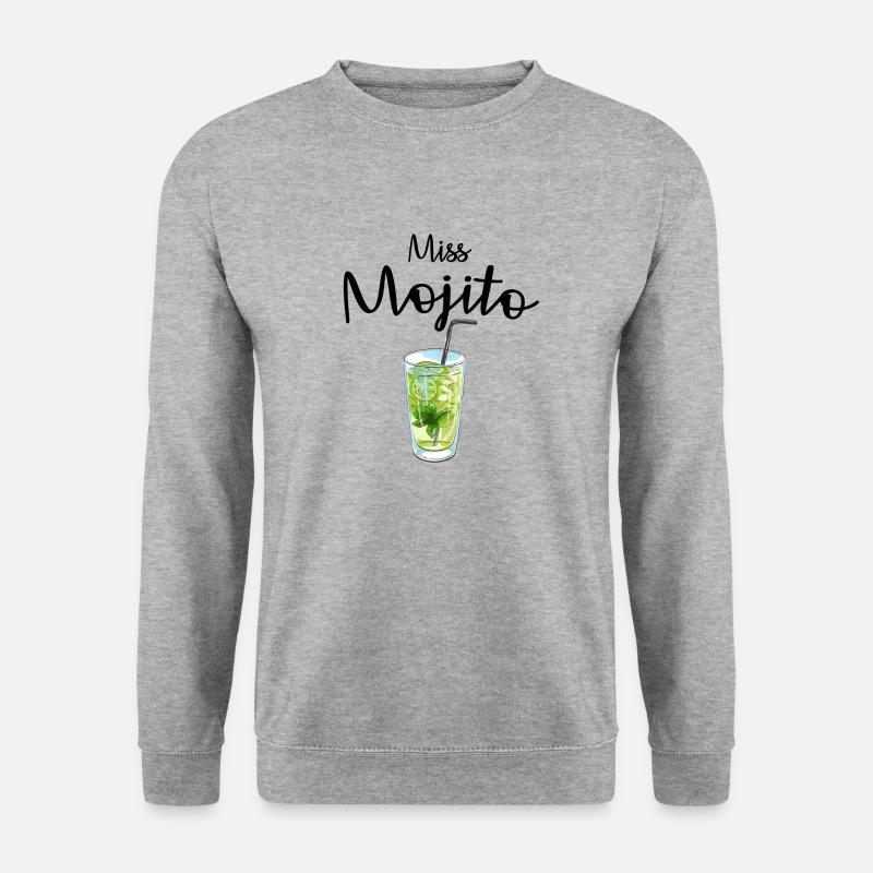 Fräulein Mojito - Unisex Pullover - Weißgrau meliert