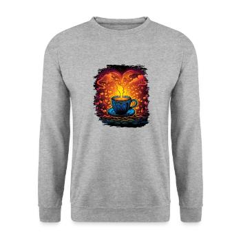 citation anniversaire amusant cool déclaration idée de cadeau - Sweat-shirt Unisexe - gris chiné - Devant - Alina (178cm) & Michal (187cm)