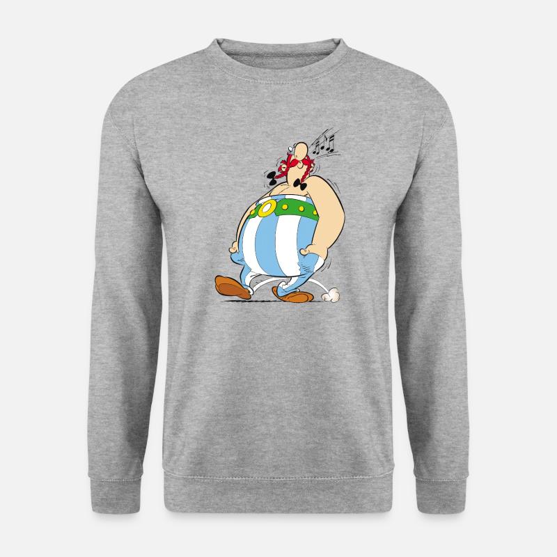 Asterix & Obelix - Obelix is singing - Unisex Sweatshirt - salt & pepper
