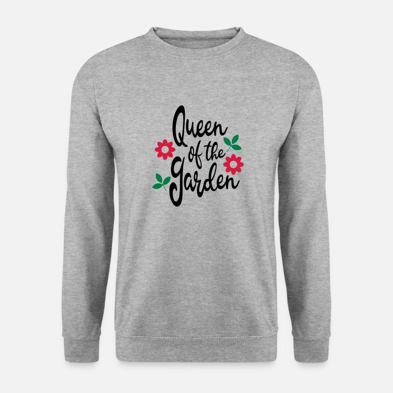 Gärtnerin - Unisex Pullover - Weißgrau meliert