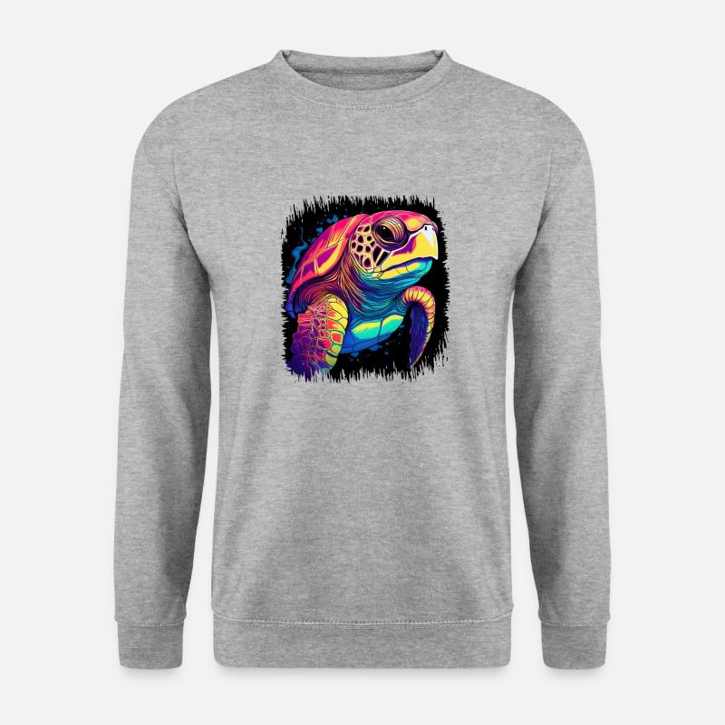 endangered species oceanography statement - Unisex Pullover - Weißgrau meliert