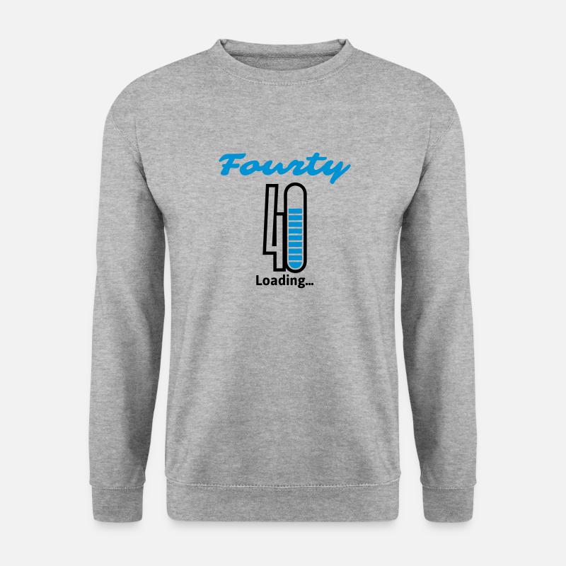 Fourty Loading ... - Unisex Sweatshirt - salt & pepper