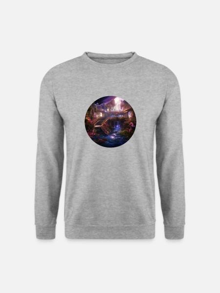 Enchanted Astral Starharbor - Unisex Sweatshirt - salt & pepper