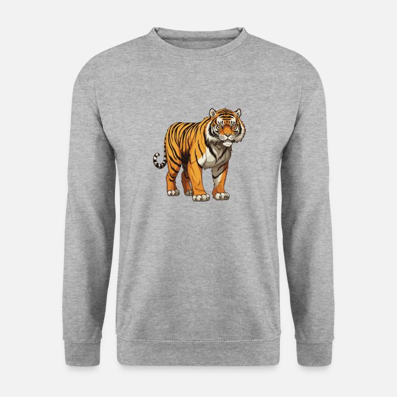 Tiger Animal - Unisex Sweatshirt - salt & pepper