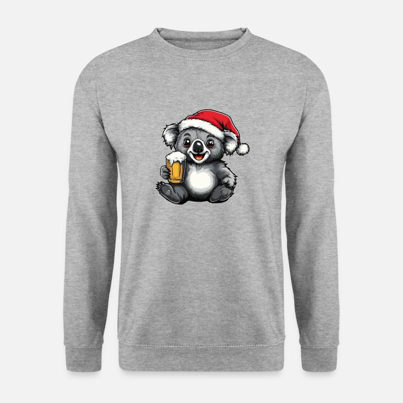 Koala Beer Xmas Christmas - Unisex Sweatshirt - salt & pepper