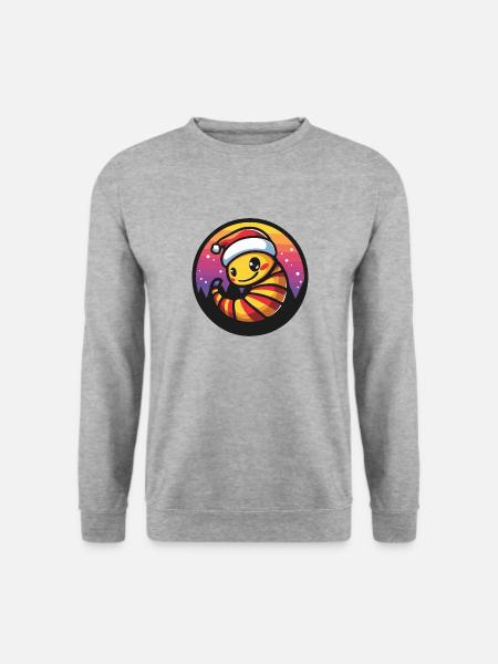 Worm Christmas X-Mas - Unisex Sweatshirt - salt & pepper