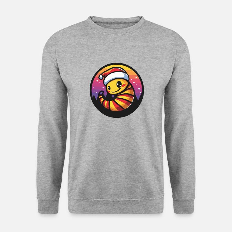 Worm Christmas X-Mas - Unisex Sweatshirt - salt & pepper