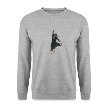 Les rats sont les plus chaudes - Sweat-shirt Unisexe - gris chiné - Devant - Alina (178cm) & Michal (187cm)