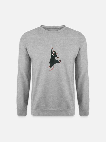 Ratten sind die GEILSTEN - Unisex Pullover - Weißgrau meliert
