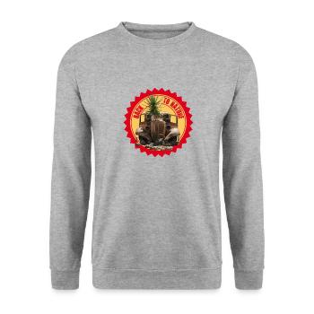vintage contest - Unisex Sweatshirt - salt & pepper - Front - Alina (178cm) & Michal (187cm)