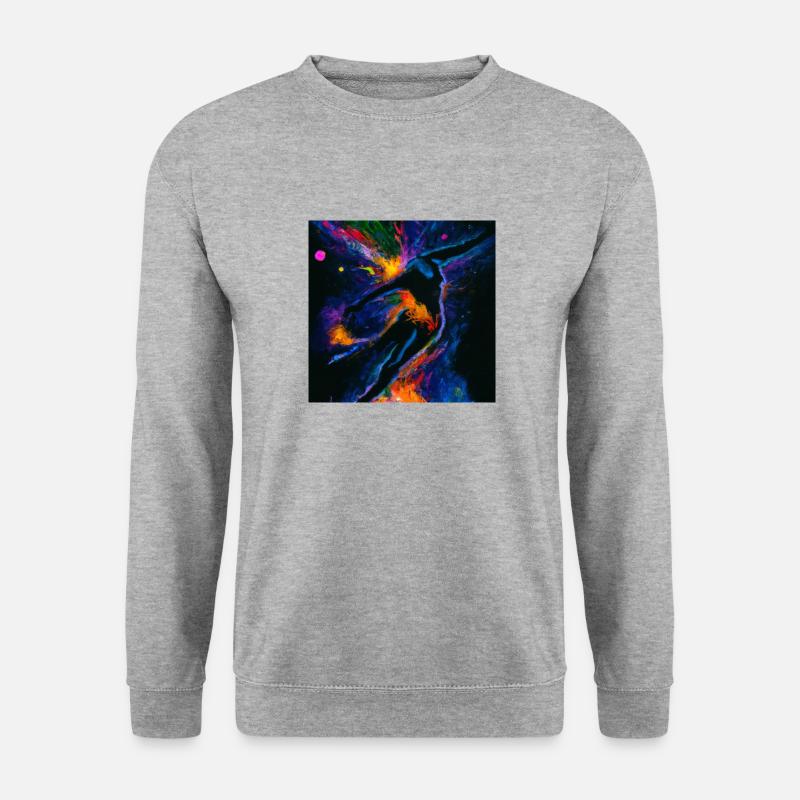 Bunt - Unisex Pullover - Weißgrau meliert