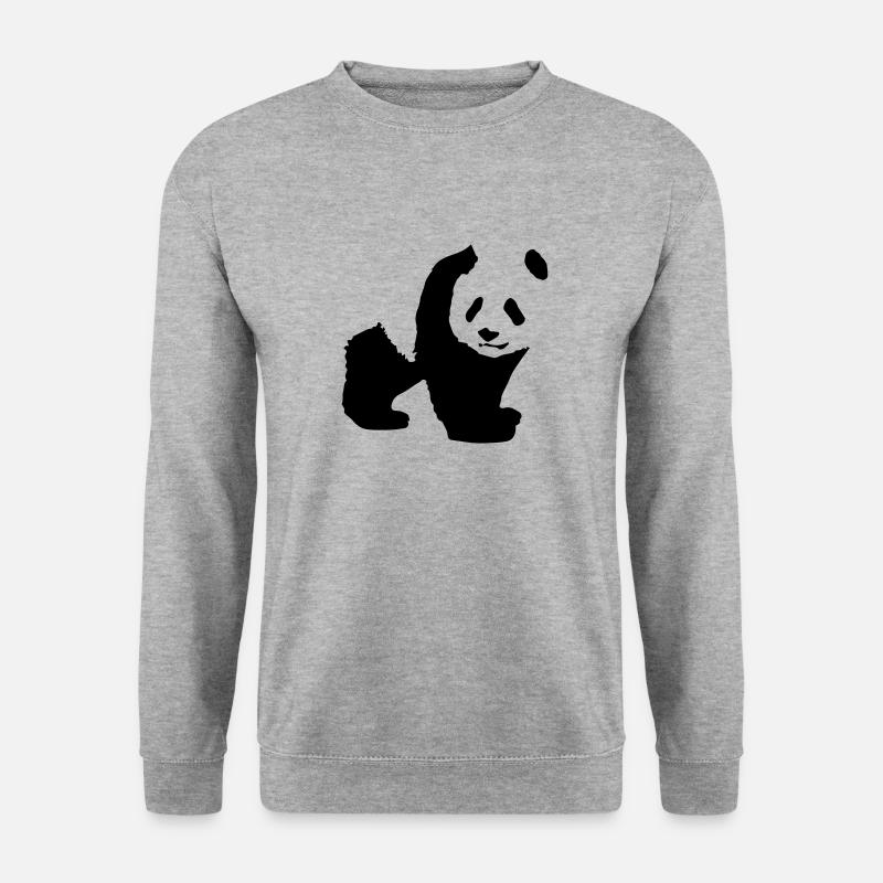 panda - Unisex Sweatshirt - salt & pepper