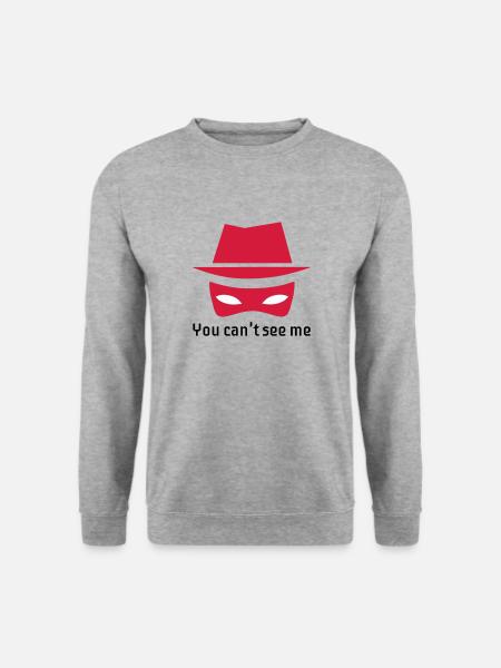 The invisible spy - Unisex Sweatshirt - salt & pepper