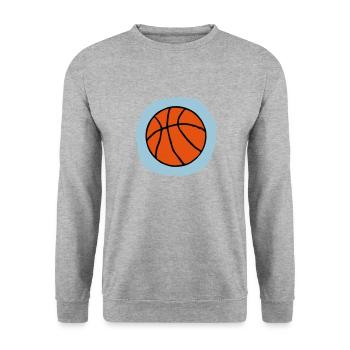Cadeau de basket-ball - Sweat-shirt Unisexe - gris chiné - Devant - Alina (178cm) & Michal (187cm)