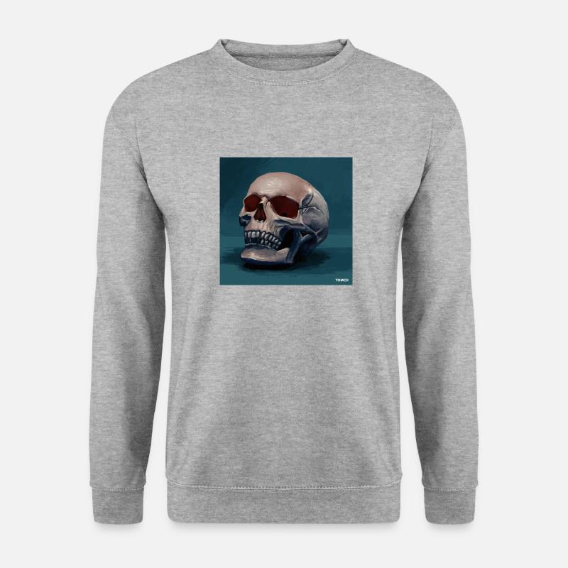 scull - Unisex Sweatshirt - salt & pepper