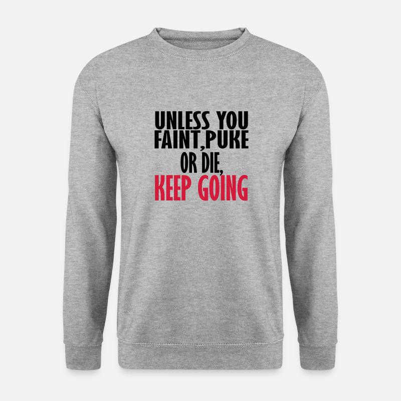 keep going - Unisex Sweatshirt - salt & pepper