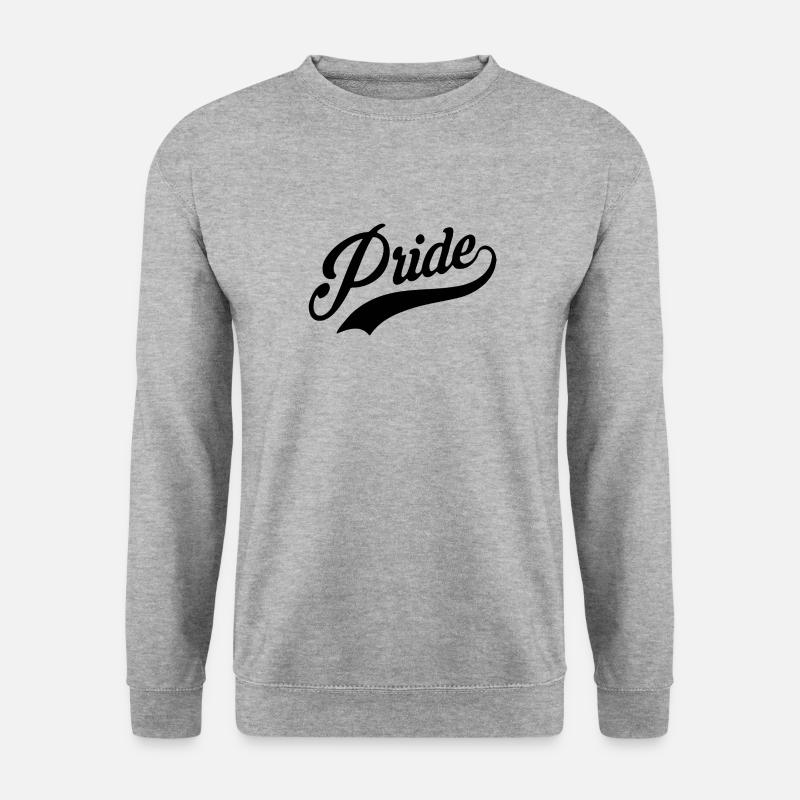 Pride Script B - Unisex Sweatshirt - salt & pepper