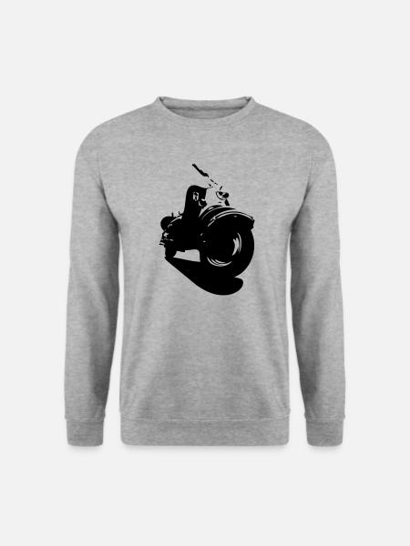 IWL Berlin Roller, Oldtimer - Unisex Pullover - Weißgrau meliert
