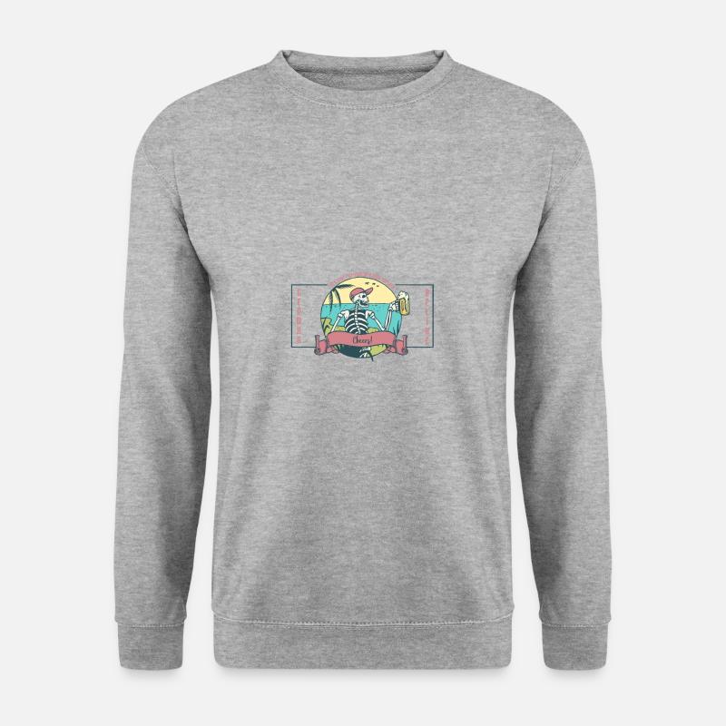 Acclamations "version crâne" - Sweat-shirt Unisexe - gris chiné