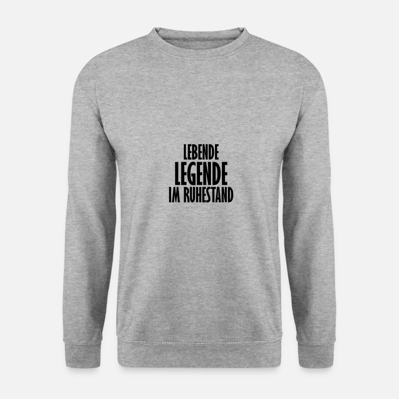Pension - Unisex Pullover - Weißgrau meliert