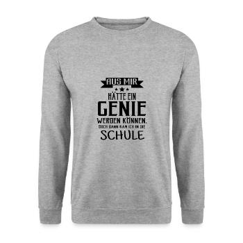 Abi, Graduation, Matura | Design - Unisex Sweatshirt - salt & pepper - Front - Alina (178cm) & Michal (187cm)