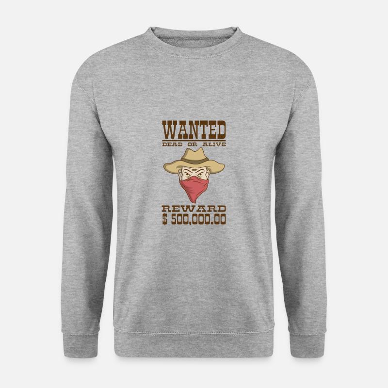 Wanted, Gesucht - Unisex Sweatshirt - salt & pepper